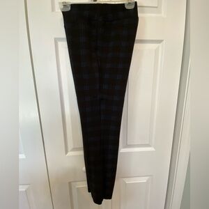 Insight Black and Blue Checkered Trousers